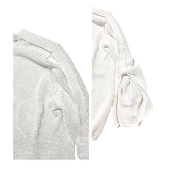 Brochu Walker Palmas Vee White Sweater XS Salt Water NWT - Picture 13 of 16